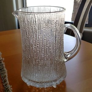 Iittala Wirkkala Ultima Thule Pitcher PLUS 1x Iittala Paadar Schnapps Glass